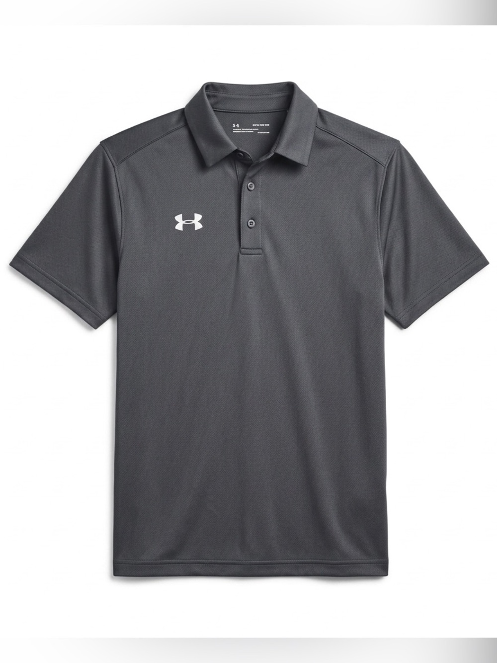 Under Armour Men's Short-Sleeve Polo in Charcoal